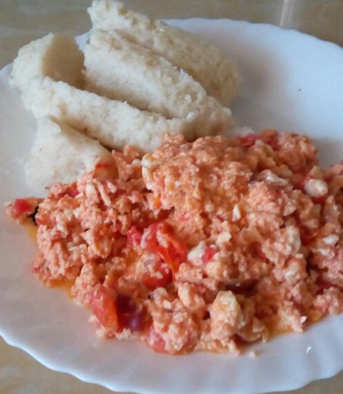 Ugali Scrambled